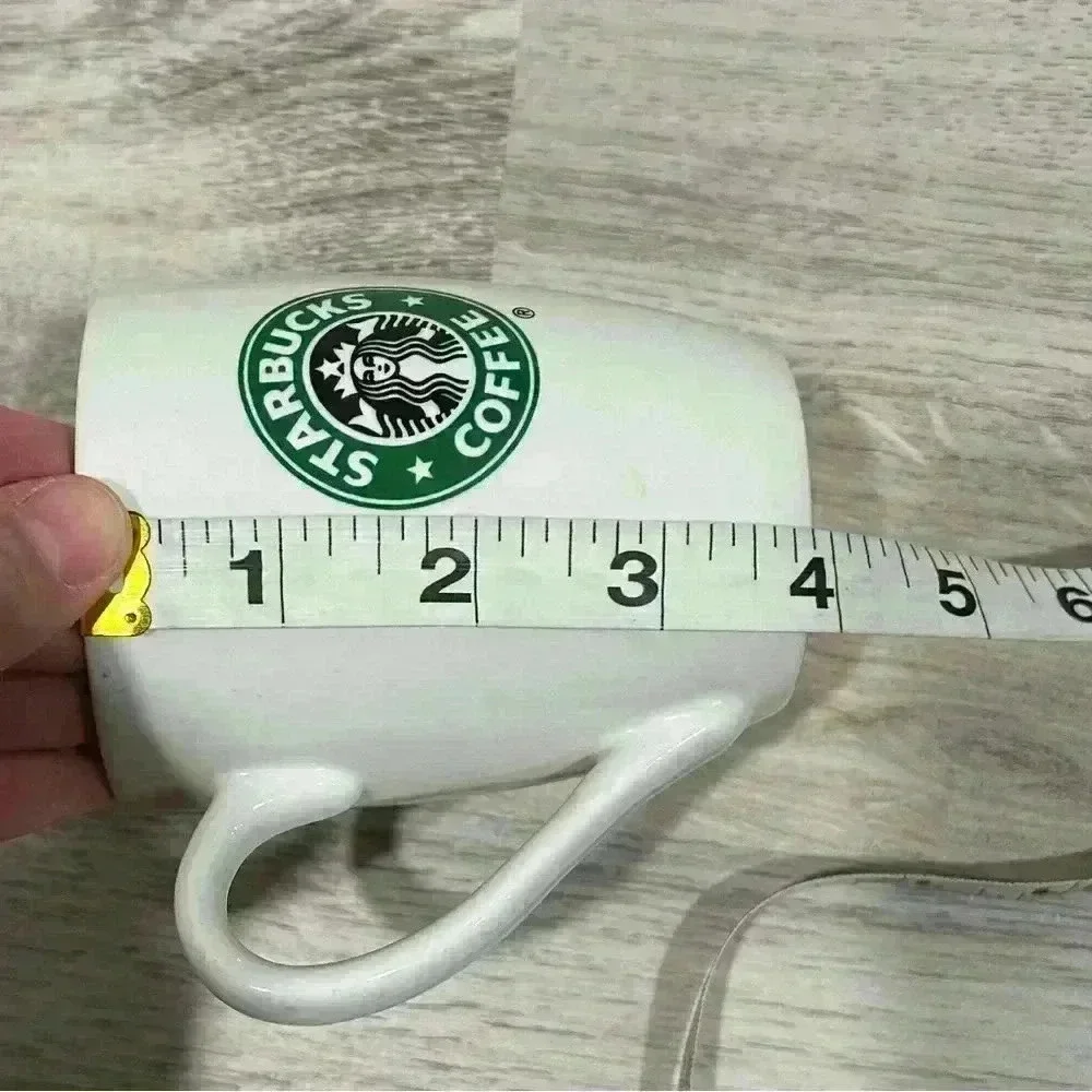 Original Starbucks Logo Coffee Mug 10.2oz 2007 White Ceramic Classic Handle Cup